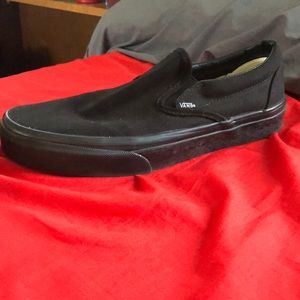 Black slip on vans
